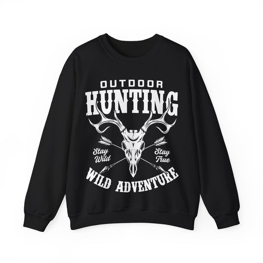 Outdoor Hunting Stay True Wild Adventure Crewneck Sweatshirt
