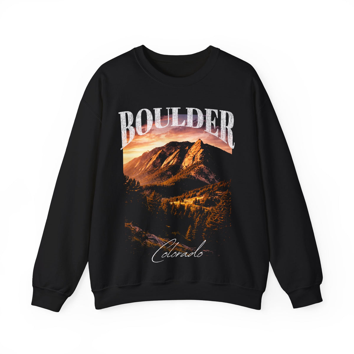 Boulder Colorado Crewneck Sweatshirt