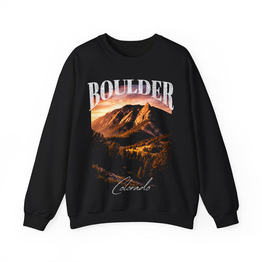 Boulder Colorado Crewneck Sweatshirt