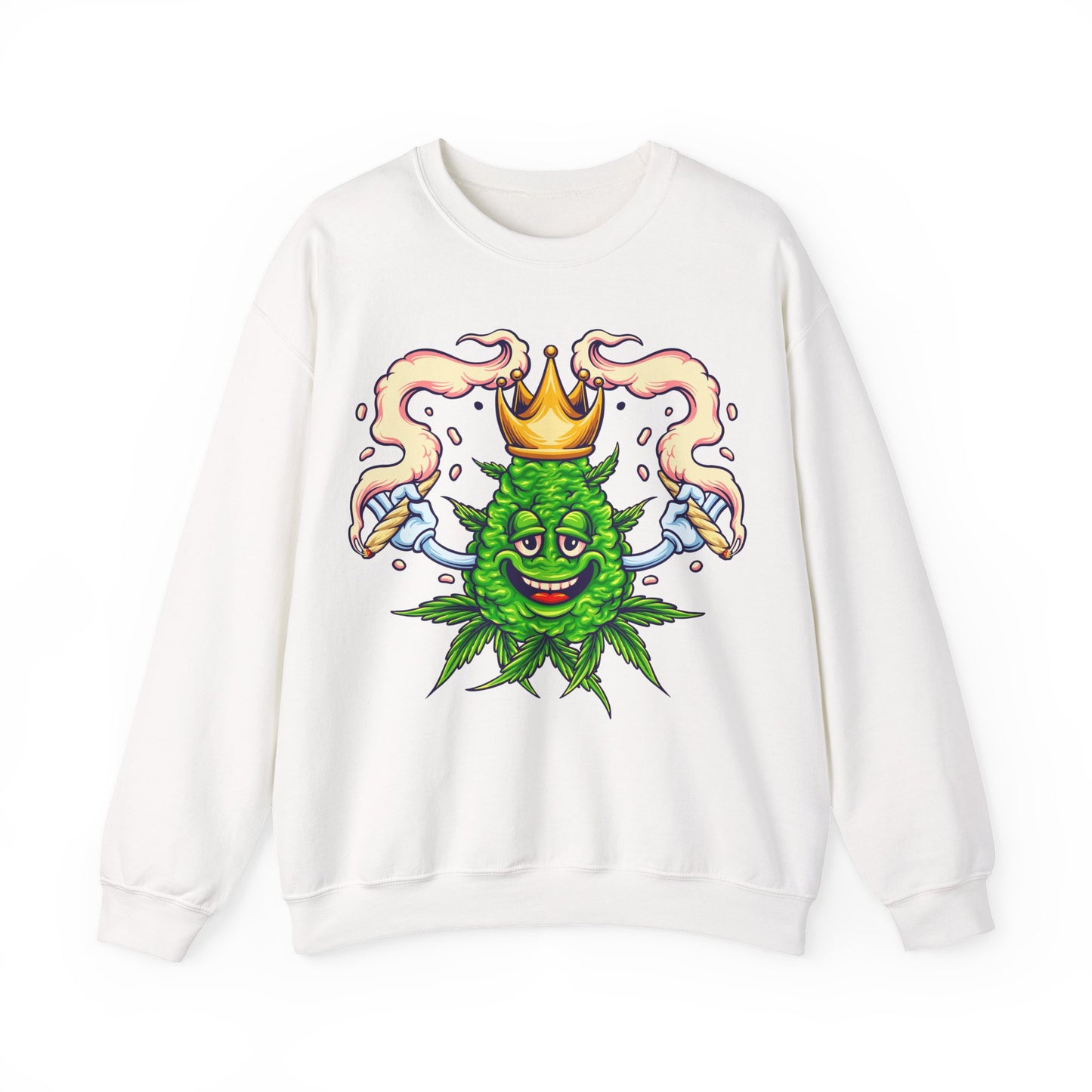 Weed Crown Crewneck Sweatshirt
