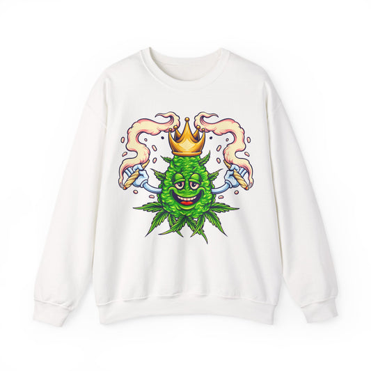 Weed Crown Crewneck Sweatshirt