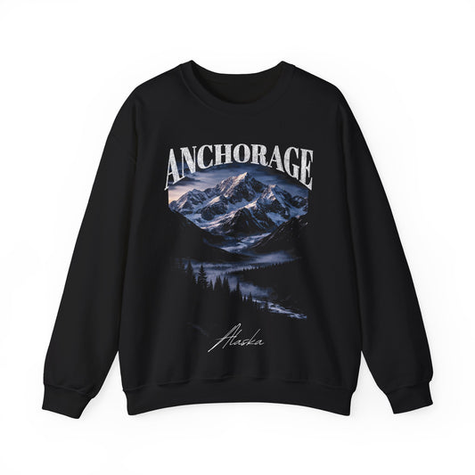 Anchorage Alaska Crewneck Sweatshirt