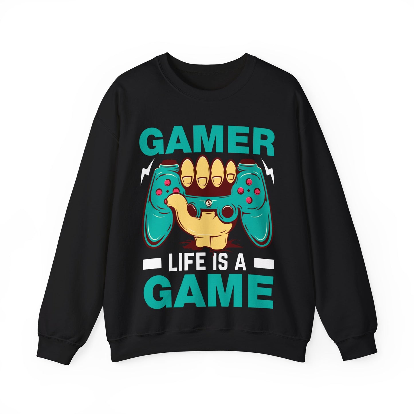 Gamer Life Is A Game Crewneck Sweatshirt