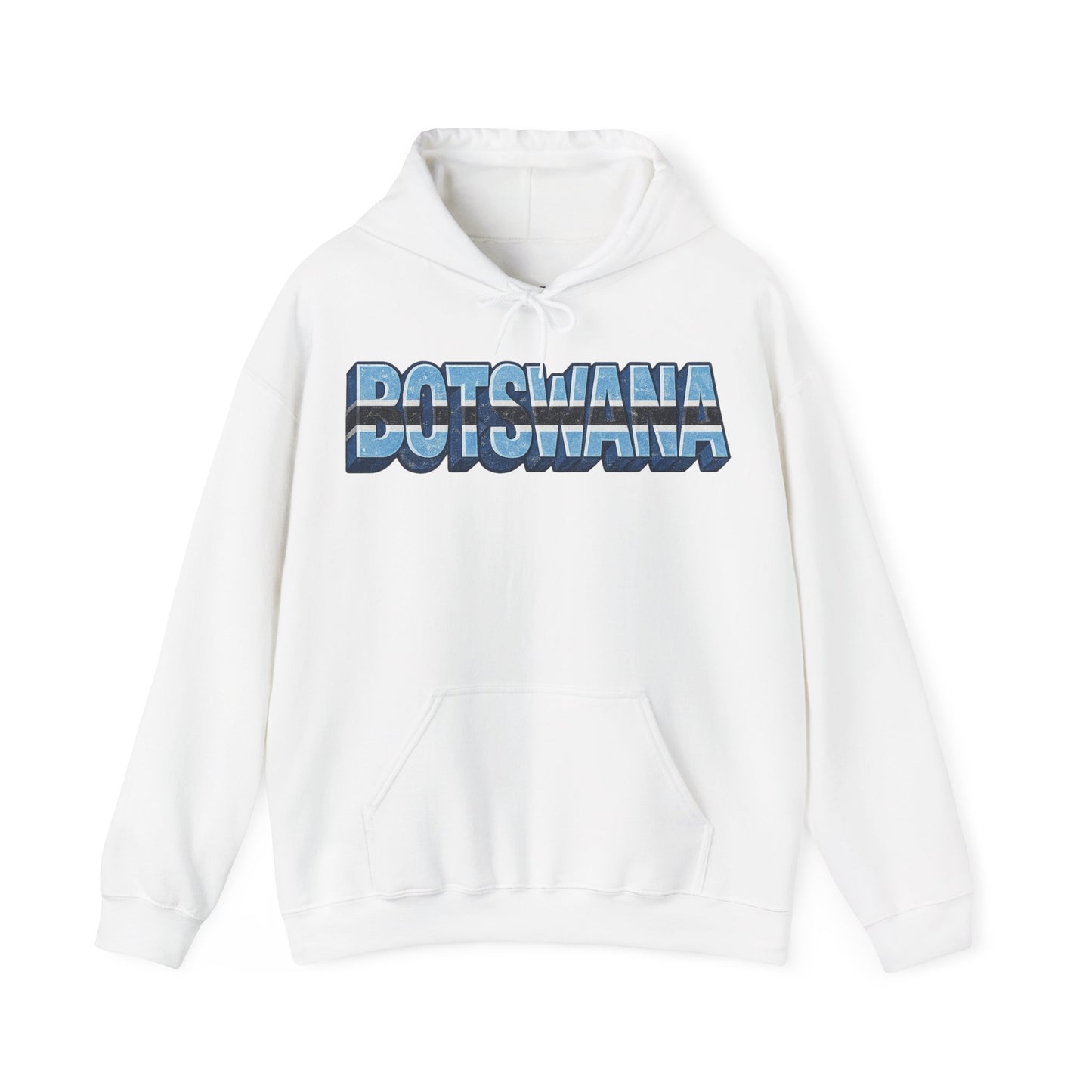 Botswana Hoodie, Botswana Africa Travel Hoodie, Safari Wildlife Graphic Hoodie, African Souvenir Apparel, Botswana Pride Hoodie, Gift for Travelers, Unisex Hoodie