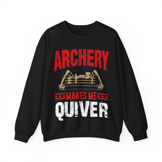 Archery Makes Me Quiver Crewneck Sweatshirt