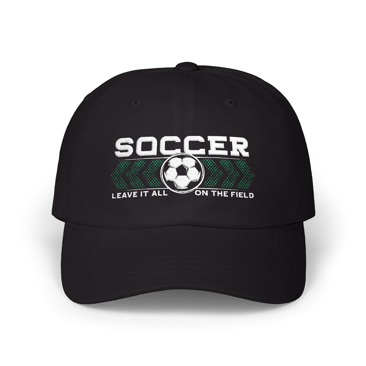 Soccer Leave It All On The Field Cap