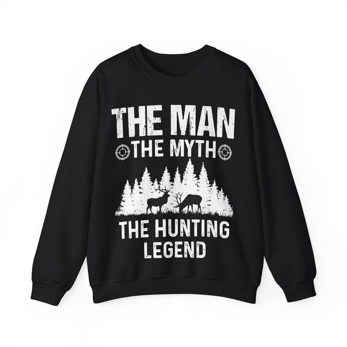 The Man The Myth The Hunting Legend Crewneck Sweatshirt