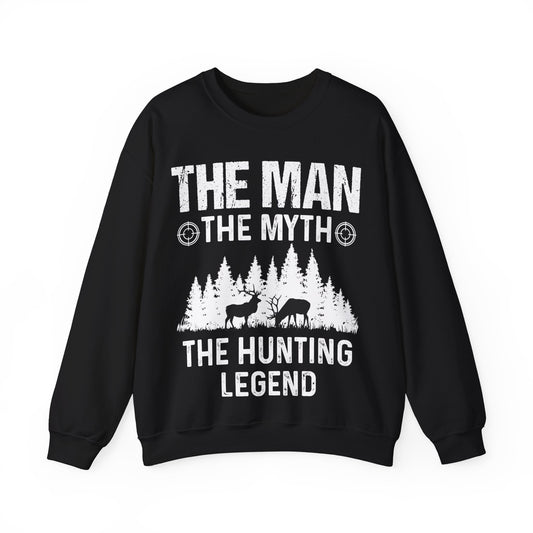 The Man The Myth The Hunting Legend Crewneck Sweatshirt