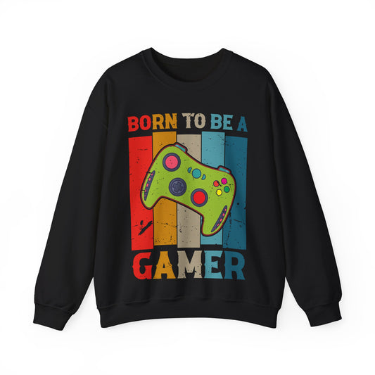 Born To Be A Gamer Crewneck Sweatshirt