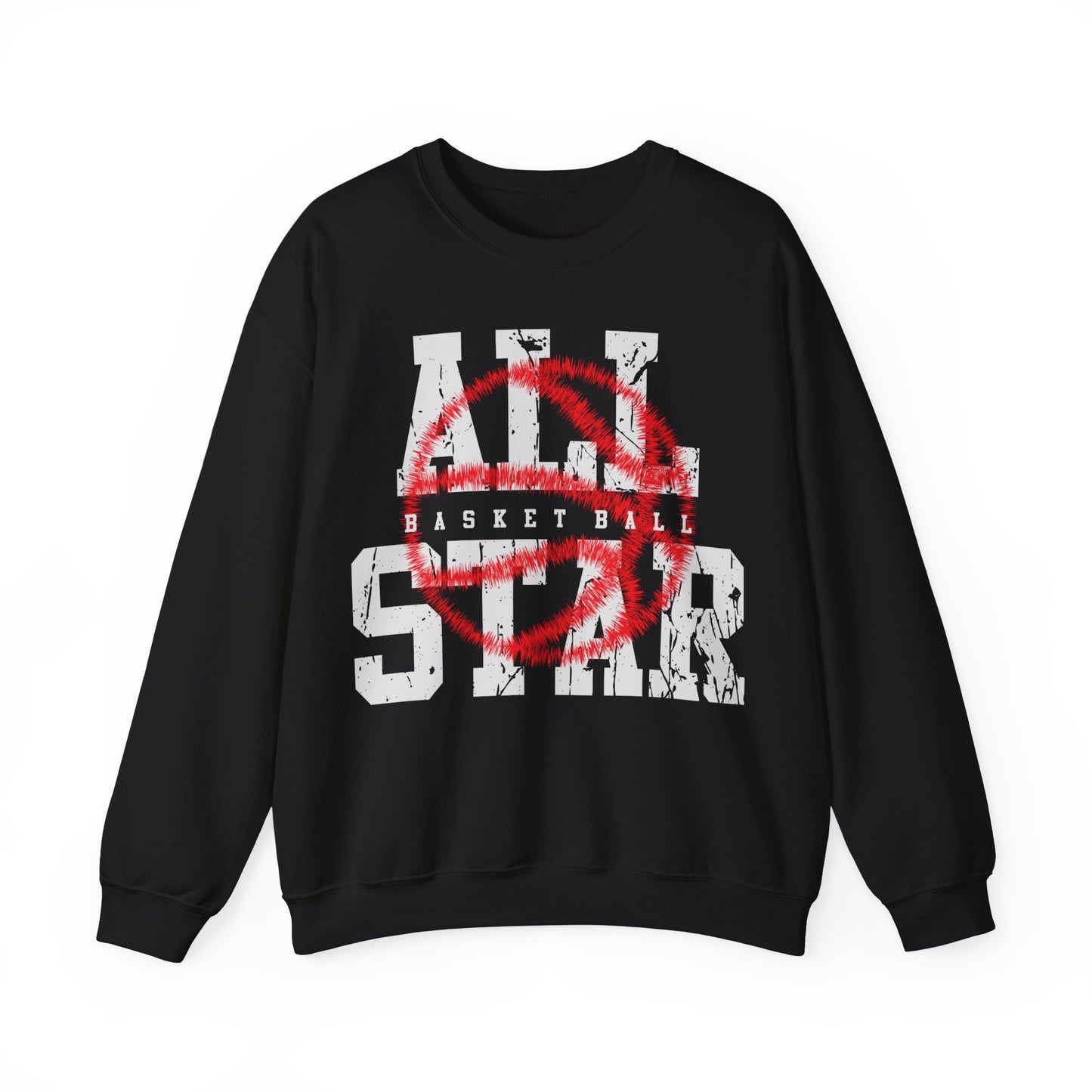 All Star Basketball Crewneck Sweatshirt