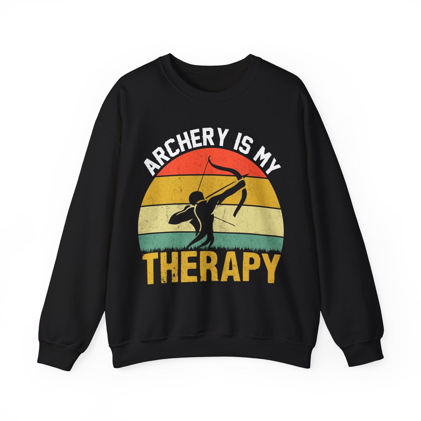 Archery Is My Therapy Crewneck Sweatshirt