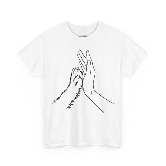 Human And Dog High Five Hand Shirt