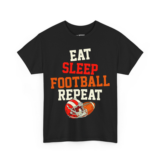 Eat Sleep Football Repeat Shirt