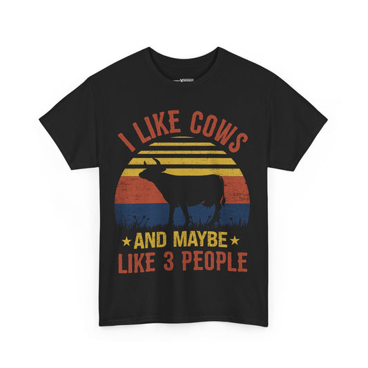 I Like Cows And Maybe Like 3 People Shirt