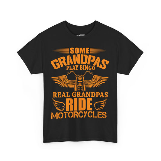 Some Grandpa Play Binge Real Grandpas Ride Motorcycle Shirt